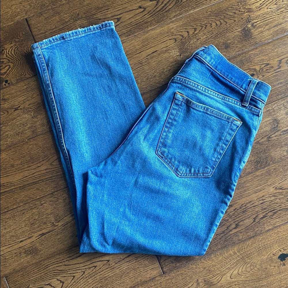 Abercrombie & Fitch Straight Leg Blue Jeans